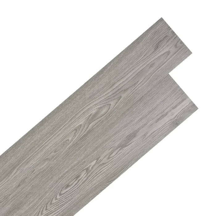 vidaXL Lamas para suelo autoadhesivas PVC gris oscuro 5,02 m² 2 mm