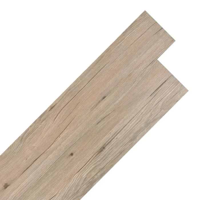 vidaXL Lamas para suelo autoadhesivas PVC roble marrón 5,02 m² 2 mm