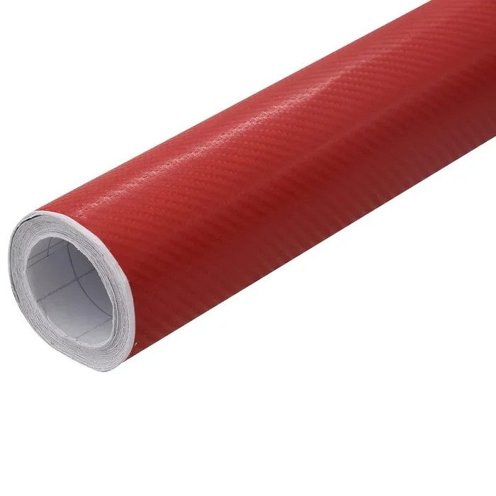 vidaXL Láminas 4D para coche 2 uds rojo 100×150 cm+50×150 cm