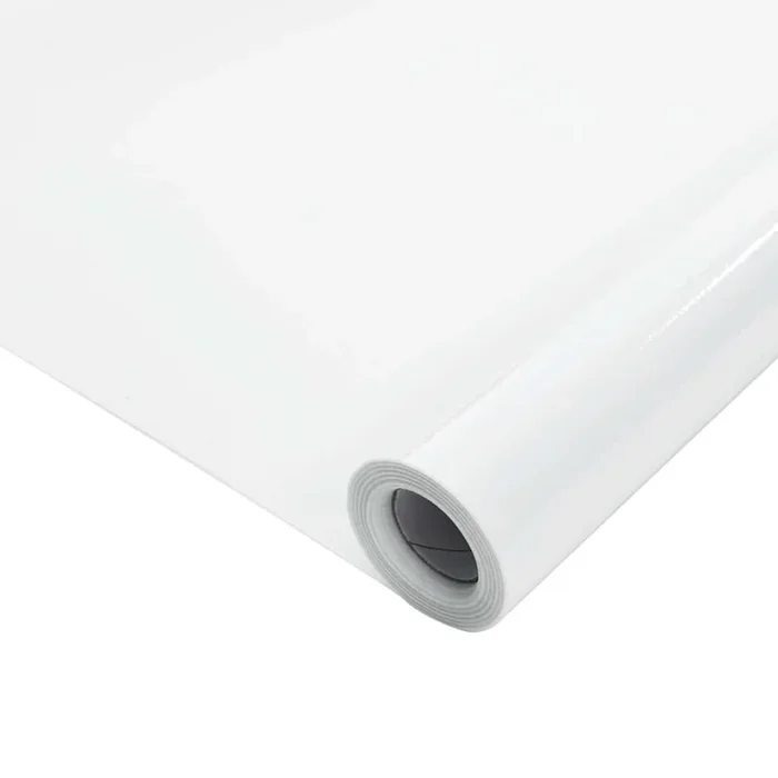 vidaXL Láminas de ventana esmerilada 5 uds PVC blanco