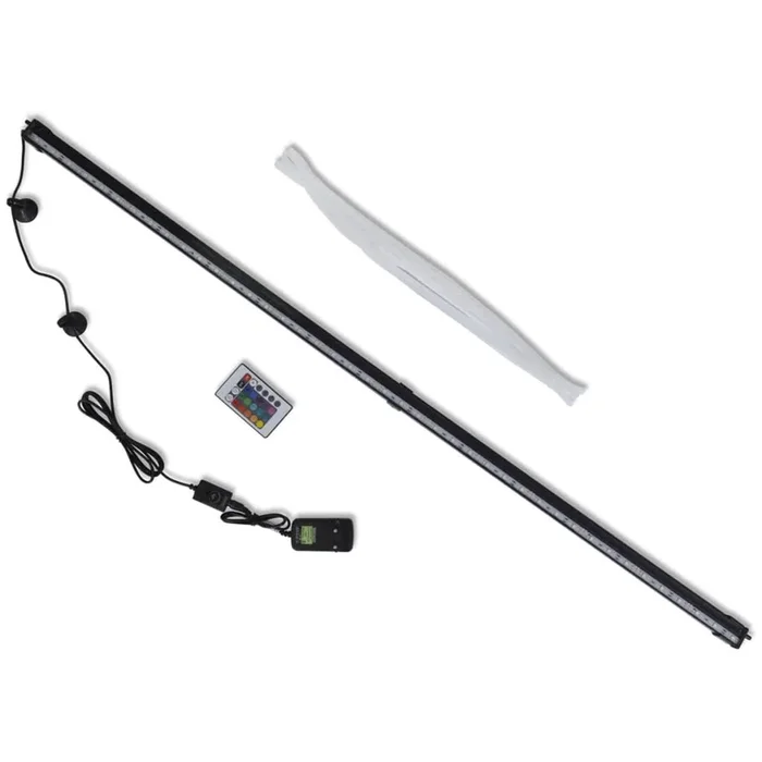 vidaXL Lámpara de burbujas de acuario RGB 107 cm