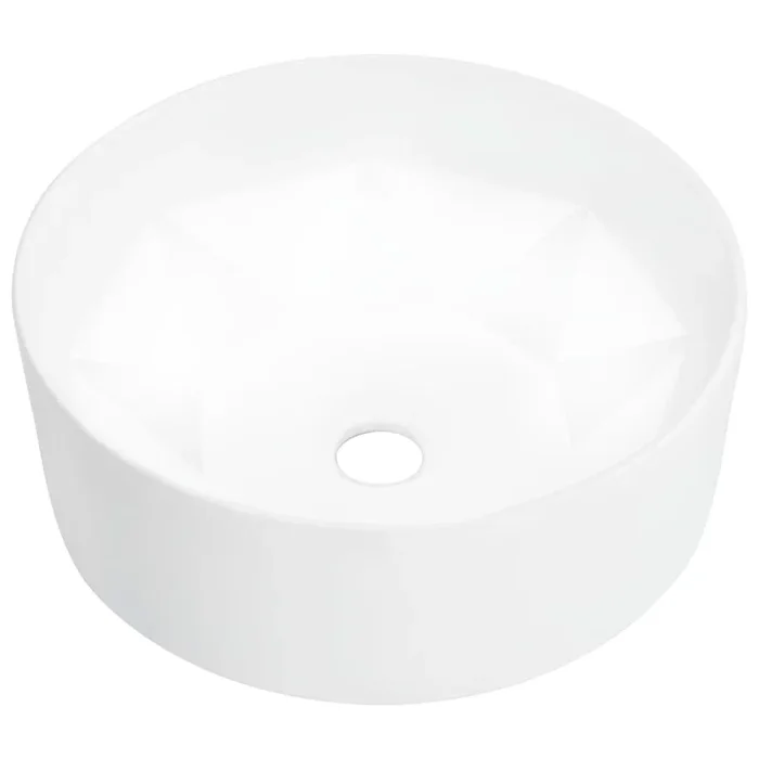 vidaXL Lavabo 36×14 cm cerámica blanco