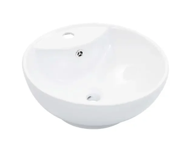 vidaXL lavabo con rebosadero 46,5×18 cm cerámica blanco | Brico Depôt Subito Disponibile