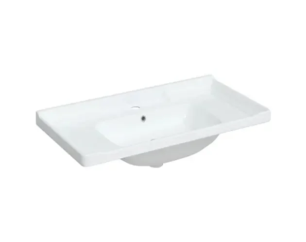 vidaXL lavabo de baño rectangular cerámica blanco 91,5x48x23 cm | Brico Depôt Spedizione Espresso