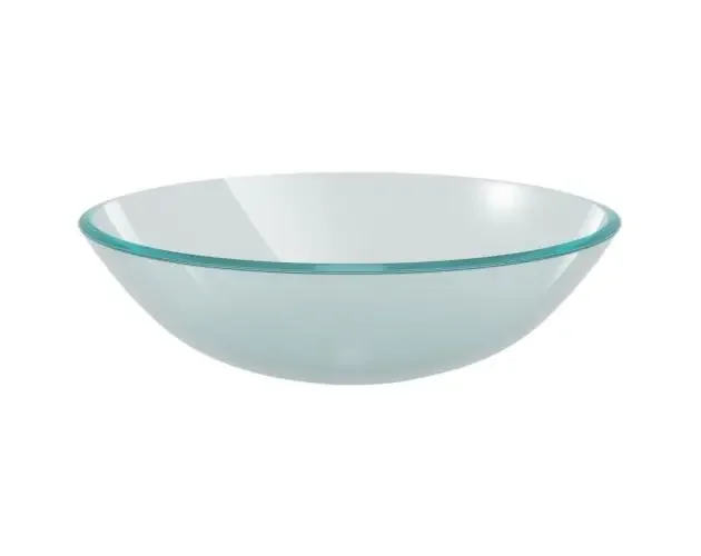 vidaXL lavabo de vidrio templado 42 cm esmerilado | Brico Depôt Professionale