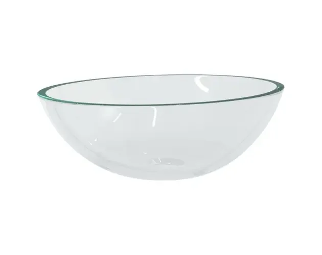 vidaXL lavabo de vidrio transparente 50x37x14 cm | Brico Depôt Di Tendenza