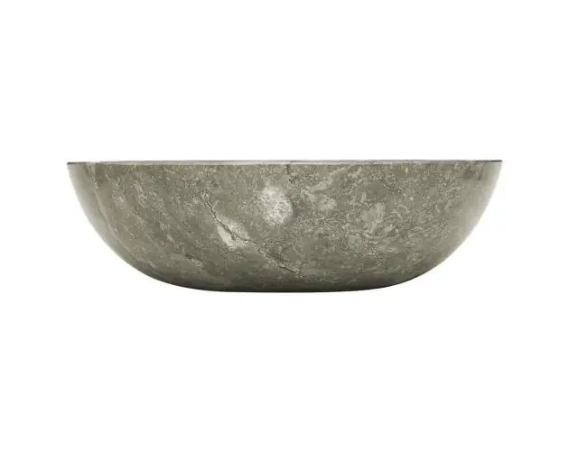 vidaXL lavabo gris mármol ø40×12 cm | Brico Depôt Solo Oggi