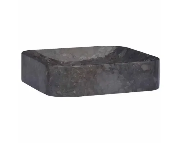 vidaXL lavabo mármol negro 40x40x10 cm | Brico Depôt Spedito Oggi