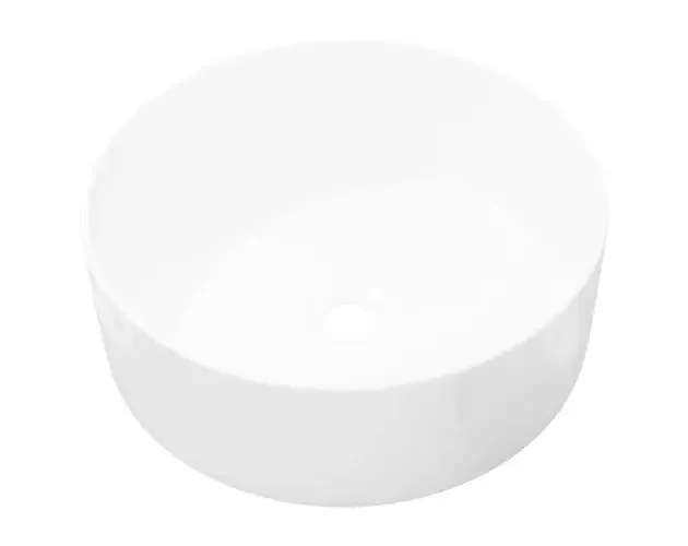 vidaXL lavabo redondo de cerámica blanco 40×15 cm | Brico Depôt Bestseller