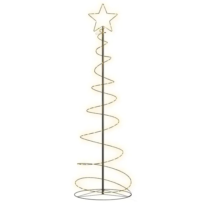 VidaXL LED para árbol de Navidad 120 LED blanco cálido 180 cm