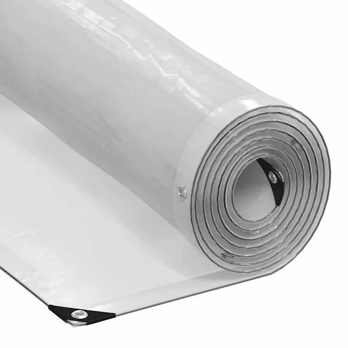 vidaXL Lona transparente con ojales polietileno 3×6 m (2)