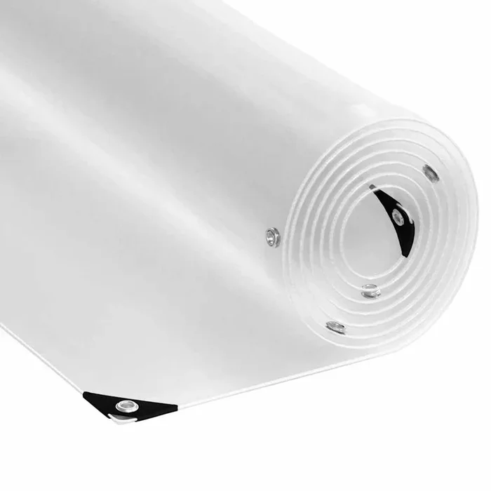 vidaXL Lona transparente con ojales PVC 4×6 m