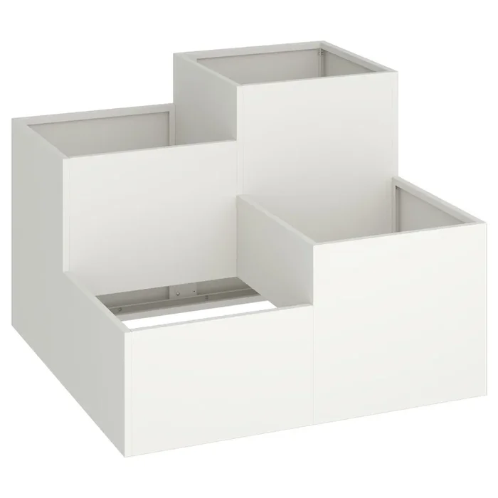 vidaXL Maceta para Jardín 100 x 100 x 60 cm Acero