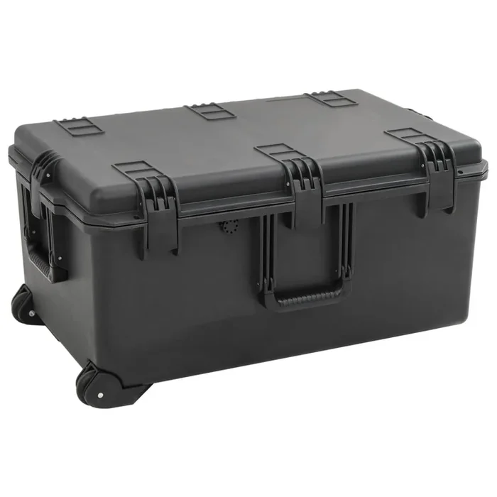 vidaXL Maletín portátil de vuelo PP negro 79,5x52x39 cm