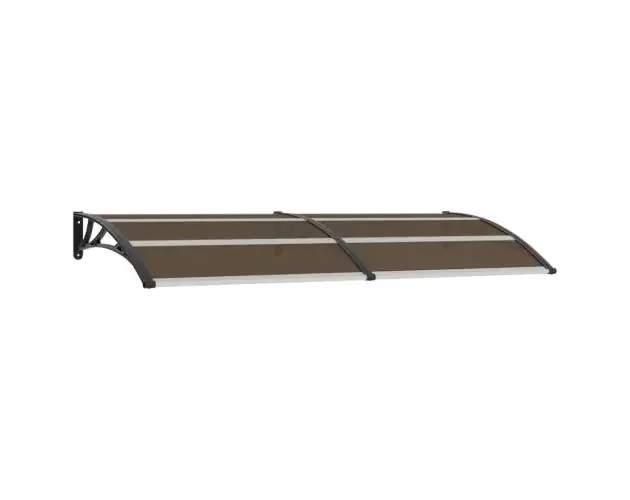 vidaXL marquesina de puerta pc negro 240×100 cm | Brico Depôt Miglior Prezzo