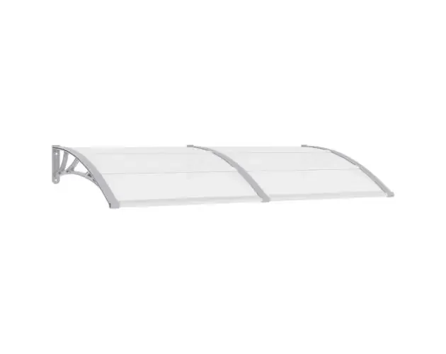 vidaXL marquesina para puerta pc gris 200×100 cm | Brico Depôt Offerta