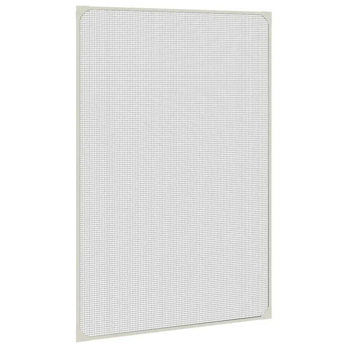 vidaXL Mosquitera magnética para ventanas blanco 80×120 cm
