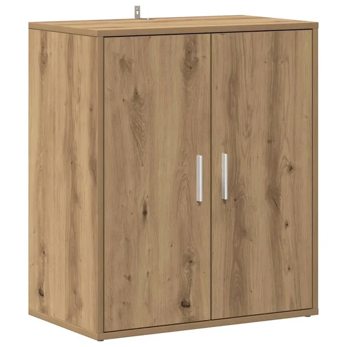 vidaXL Mueble zapatero madera ingeniería roble artisan 60x35x70 cm (2)