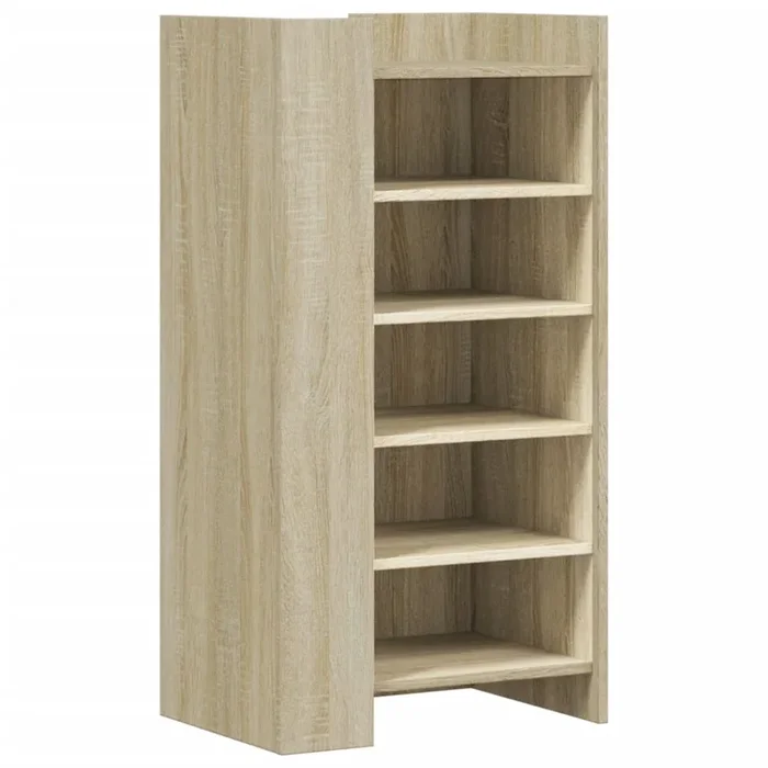 vidaXL Mueble zapatero madera ingeniería roble Sonoma 52×37,5×100 cm (2)