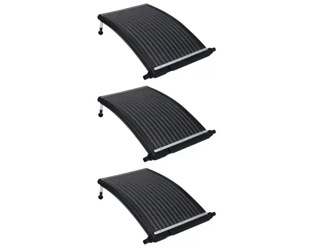 vidaXL paneles calefactores solares de piscina curvos 3 uds 110×65 cm | Brico Depôt Edizione Limitata