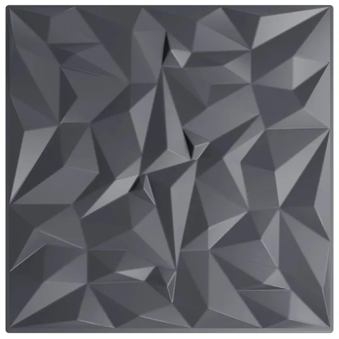 vidaXL Paneles de pared 24 uds XPS amatista gris 50×50 cm 6 m²