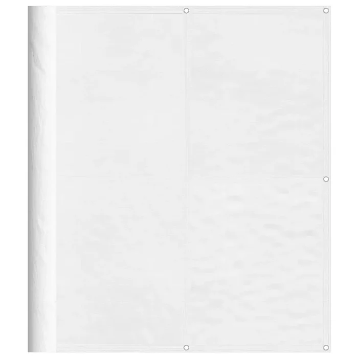 vidaXL Pantalla de balcón 100% poliéster Oxford blanco 120×1000 cm