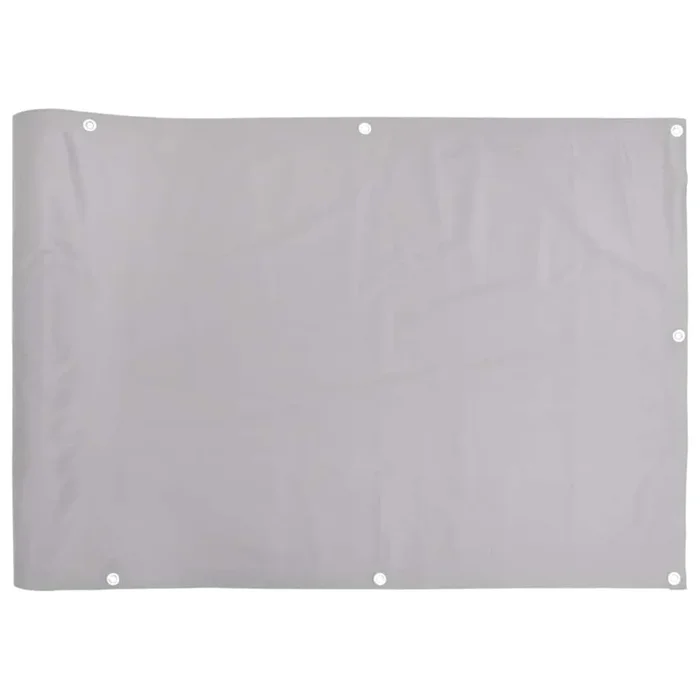 vidaXL Pantalla de privacidad de balcón PVC gris 300×75 cm