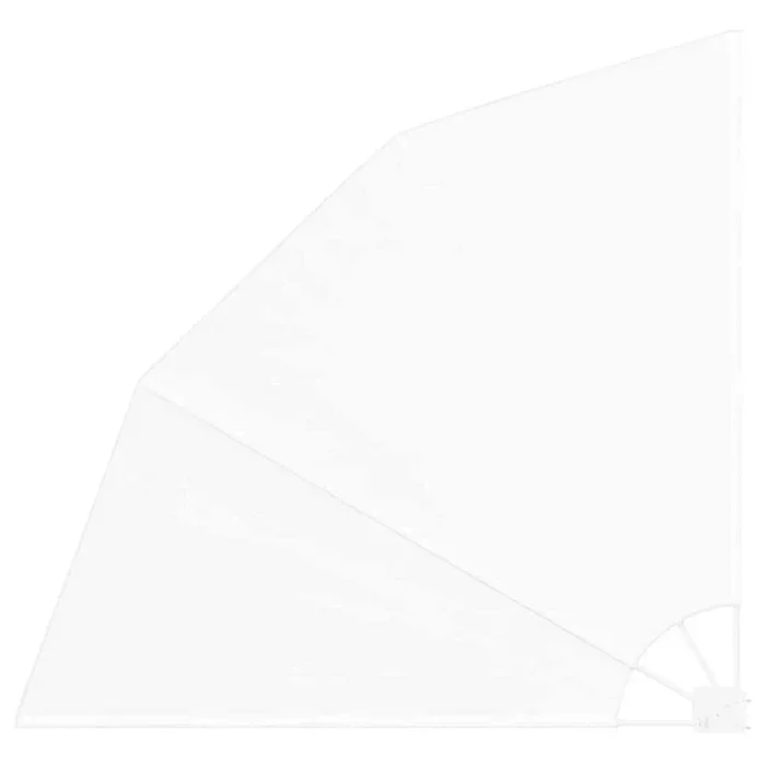 vidaXL Pantalla de Privacidad para Balcón Blanco 140 x 140 cm tela