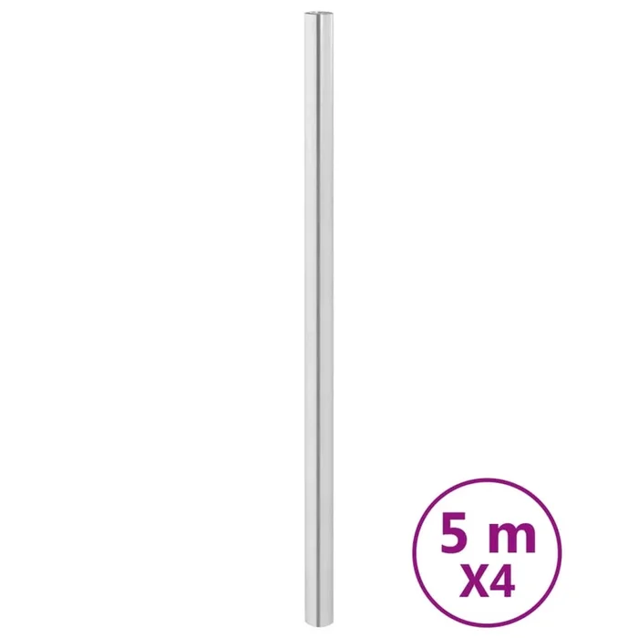 vidaXL Pegatinas de mueble autoadhesivas PET plateado 90×500 cm (2)