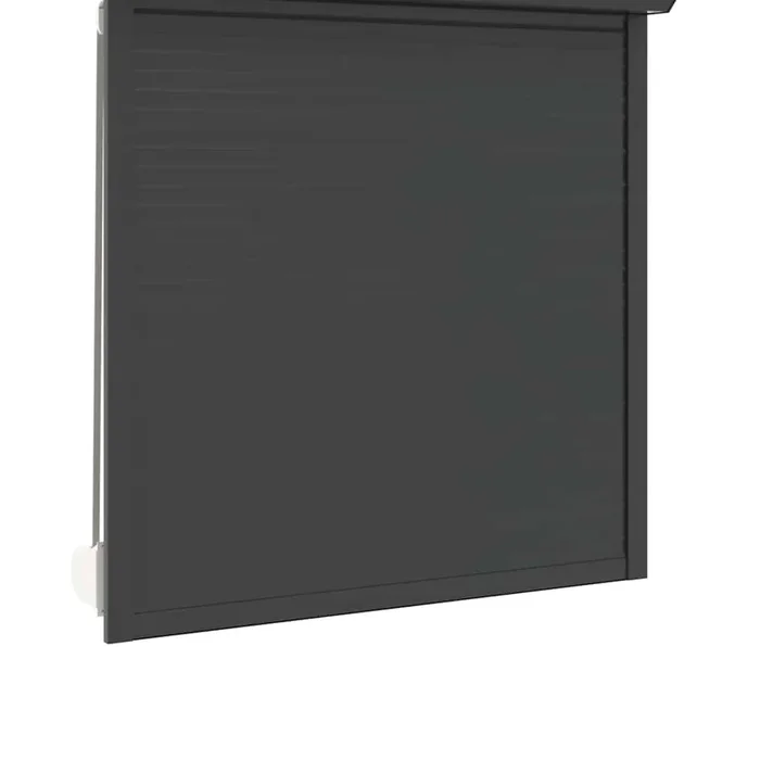 vidaXL Persiana de aluminio gris antracita 130×140 cm