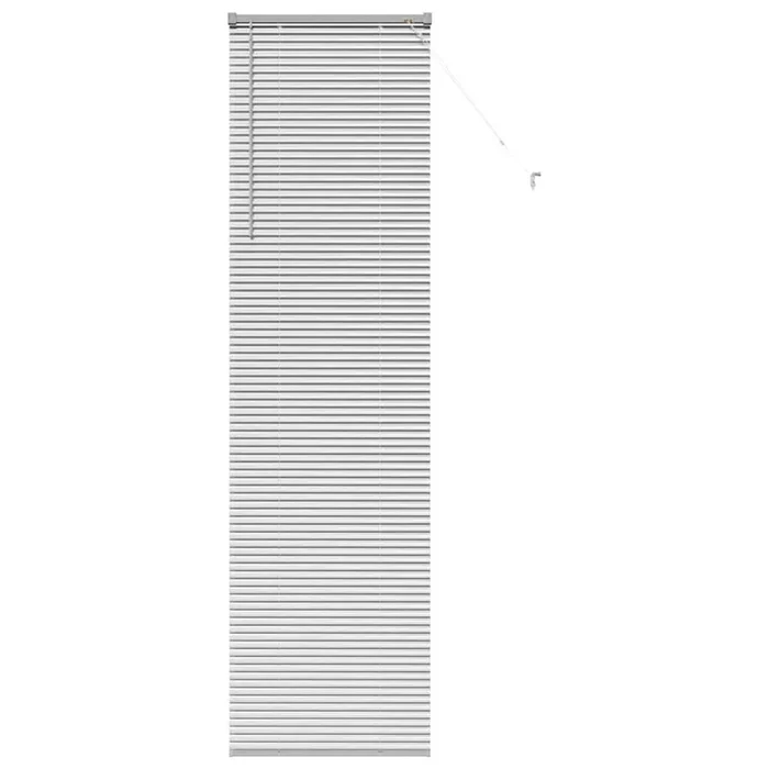 vidaXL Persiana para Ventana con cortinas Manual Plateado Aluminio (18)