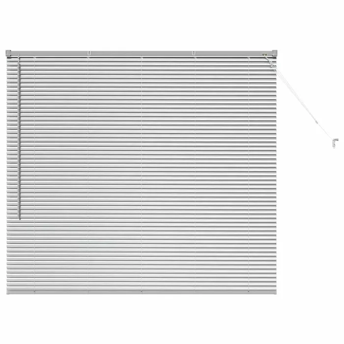 vidaXL Persiana para Ventana con cortinas Manual Plateado Aluminio (61)