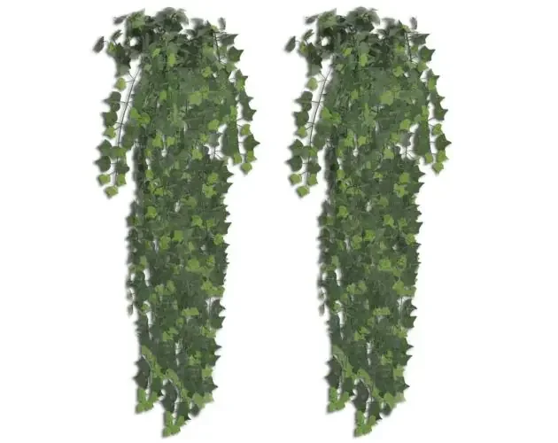 vidaXL planta artificial hiedra 2 unidades 90 cm | Brico Depôt Ordine In Blocco