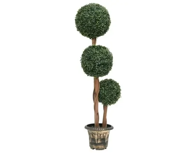 vidaXL planta de boj artificial forma de bola con maceta verde 119 cm | Brico Depôt Offerta Speciale