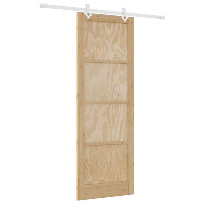 vidaXL Puerta Corredera Manual Blanco 83 x 232 cm