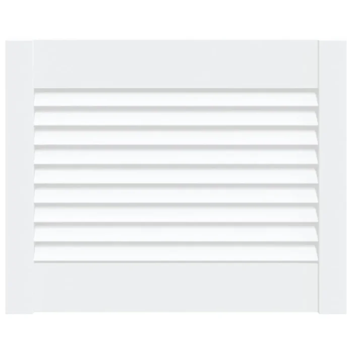 vidaXL Puerta de armario de lamas madera pino blanco 39,5×49,4 cm