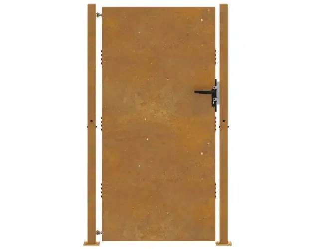 vidaXL puerta de jardín acero corten 105×180 cm | Brico Depôt Prezzo Basso