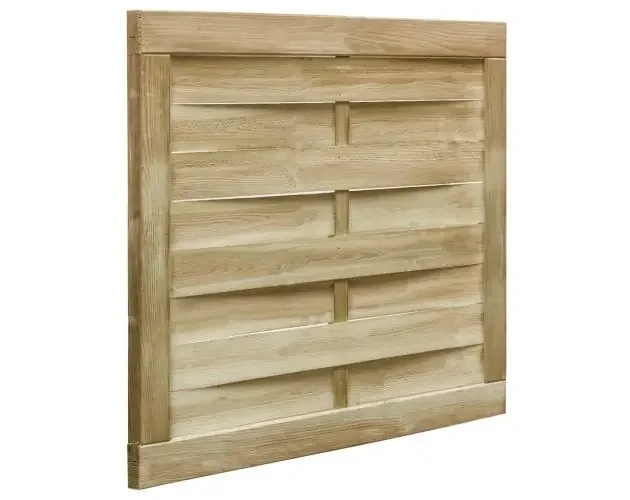 vidaXL puerta de jardín madera de pino impregnada verde 100×75 cm | Brico Depôt Lusso
