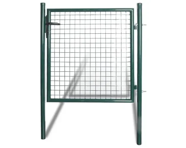 vidaXL puerta de valla de acero con recubrimiento en polvo | Brico Depôt Offerta Speciale
