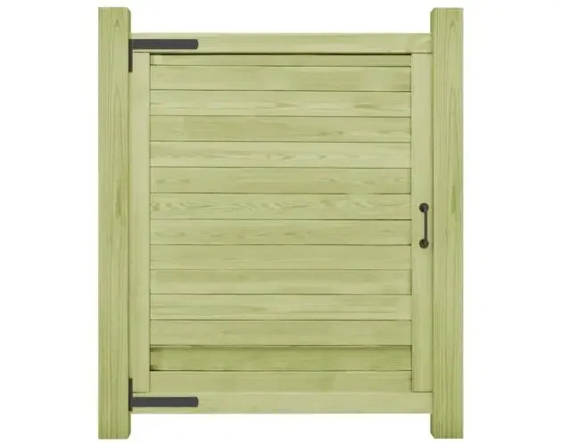 vidaXL puerta de valla de jardín madera pino impregnada 125×100 cm | Brico Depôt Ultima Occasione