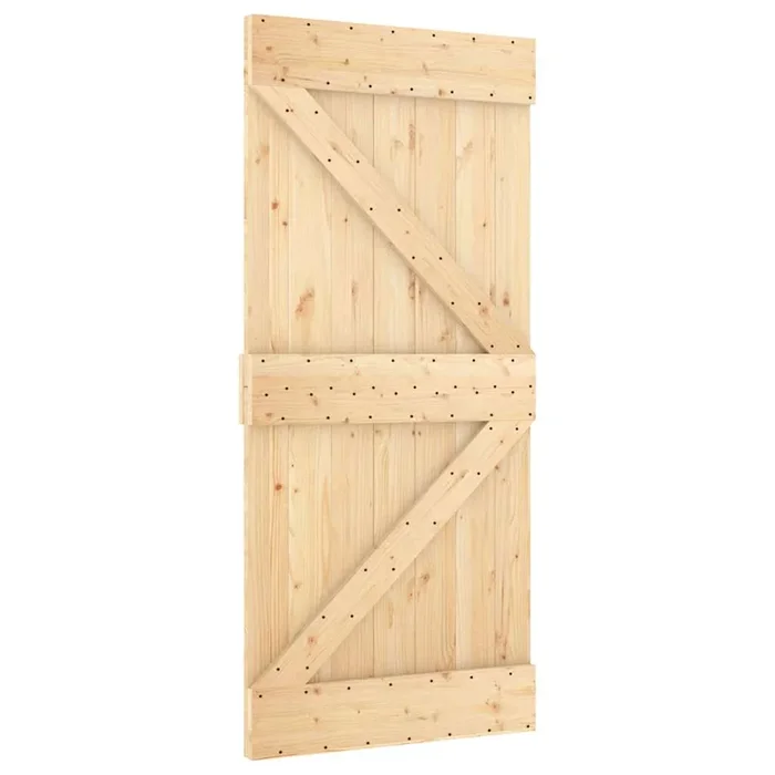 vidaXL Puerta NARVIK madera maciza pino 95×210 cm