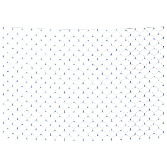 vidaXL Red de luces de Navidad 306 LEDs azul 3×3 m interior/exterior
