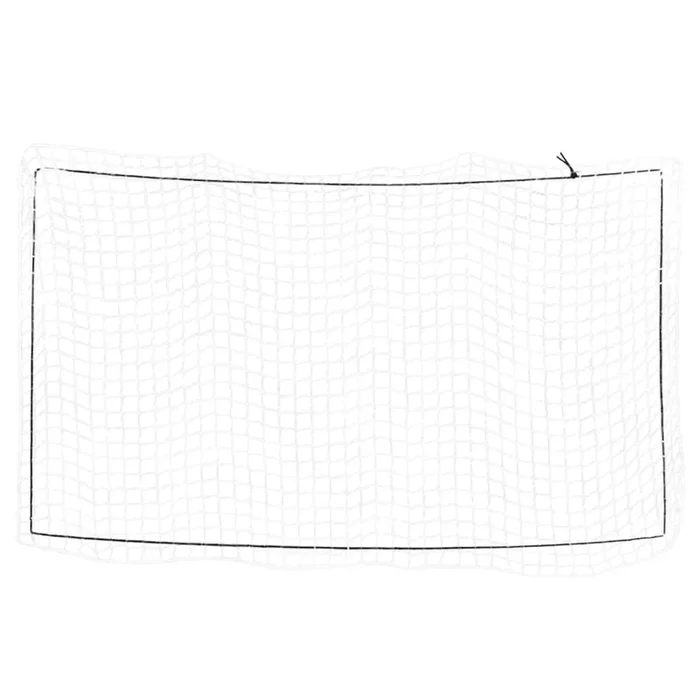 vidaXL Red de remolque con cuerda elástica PP blanco 4,5×2,5 m