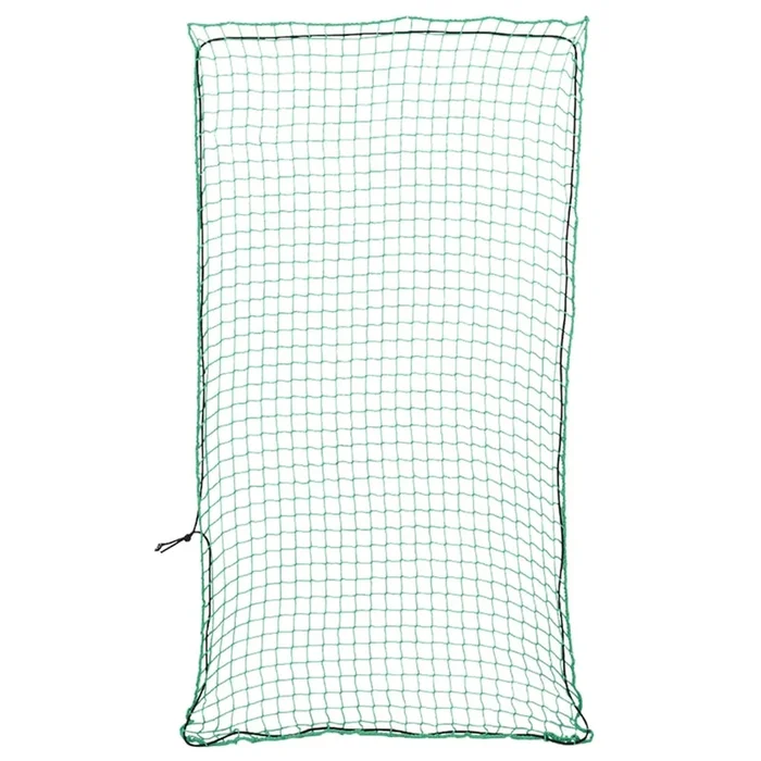 vidaXL Red de remolque con cuerda elástica PP verde 6×3 m