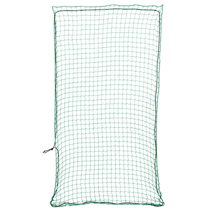 vidaXL Red de remolque con cuerda elástica PP verde 7×3,5 m