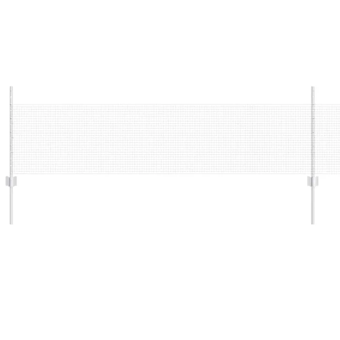 vidaXL Reja con postes Plateado 0.5 x 50 m Acero (16)