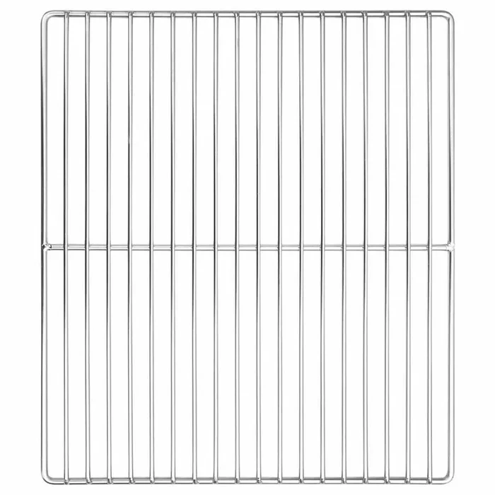 vidaXL Rejilla de parrilla Plateado 40 x 35 cm Acero inoxidable