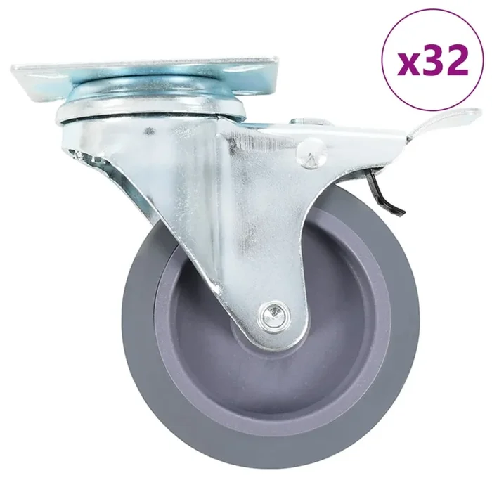 vidaXL Ruedas giratorias 32 unidades 75 mm (2)