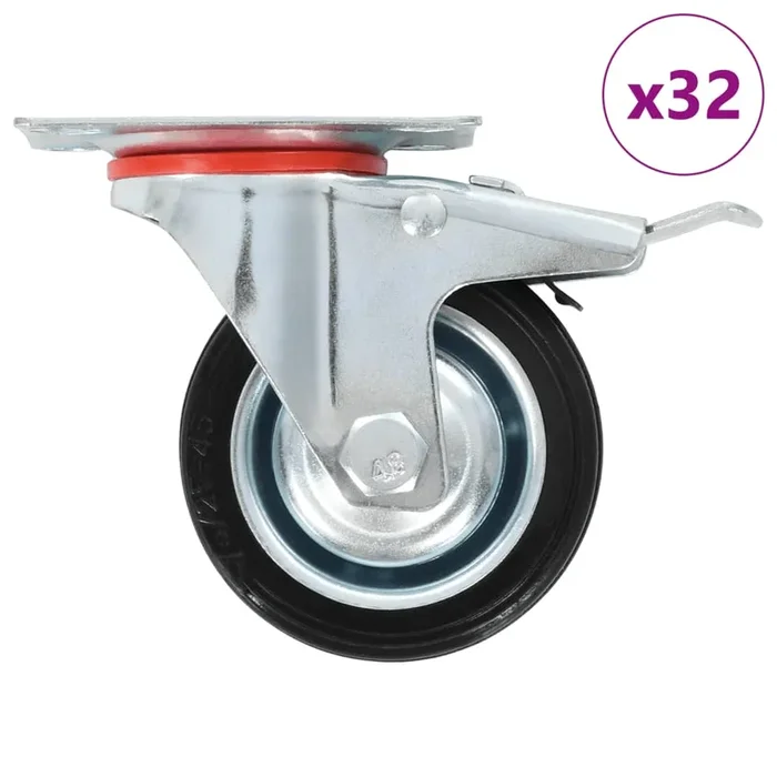 vidaXL Ruedas giratorias 32 unidades 75 mm (3)