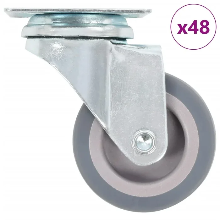 vidaXL Ruedas giratorias 48 unidades 50 mm (2)